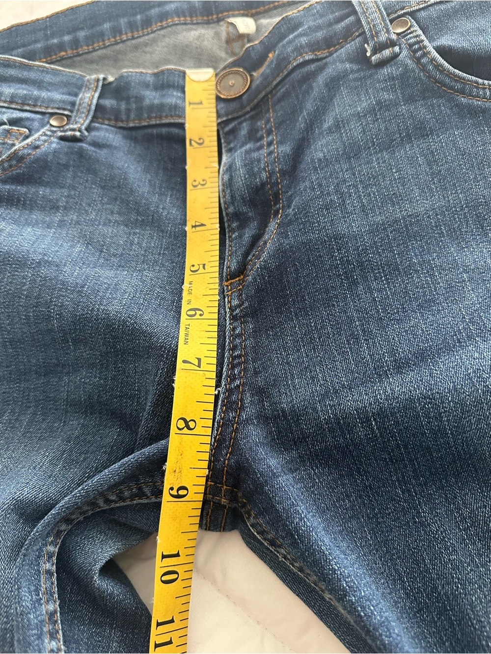 Edison Skinny Jeans in Medium Dark Blue Wash size 32 - Picture 11 of 14